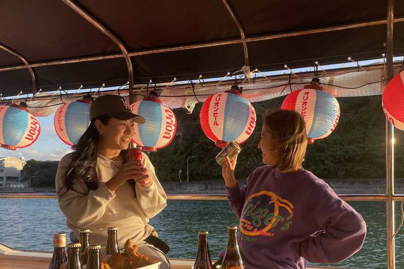 ご友人と沖縄の夜の思い出づくり